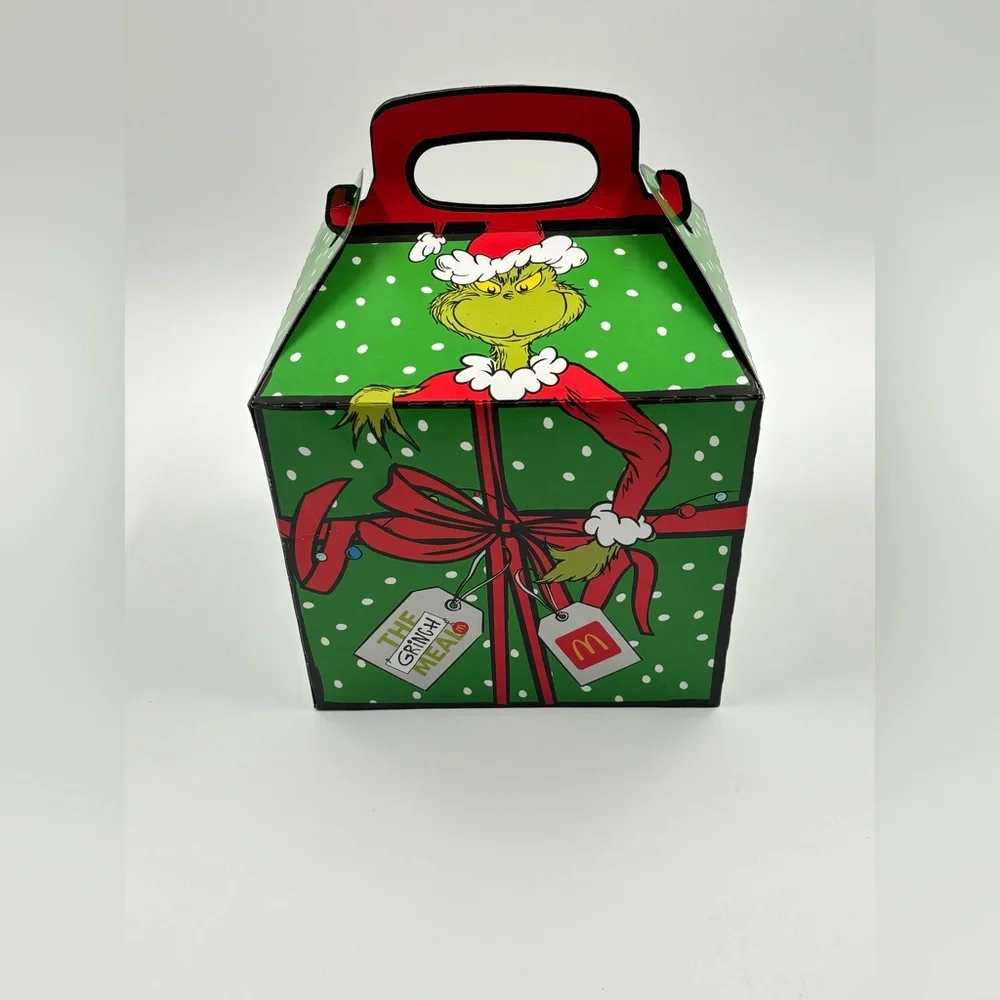 McDonald’s Grinch Happy Meal Box EMPTY Limited Edition 2025 Promo